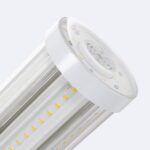 Ampoule LED corn E27 36W IP65 tube cylindrique à LED apparentes embout blanc