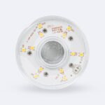module LED circulaire pour ampoule E27, circuit imprimé blanc avec LED SMD visibles