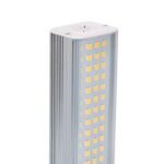 Ampoule LED G24 corps aluminium rectangulaire avec matrices de LED visibles