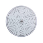 Ampoule LED piscine ronde blanche slim, nombreuses petites diodes disposées en spirale