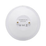 Ampoule LED piscine submersible ronde blanche, connecteurs visibles, fixation PAR56