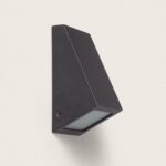 Applique Extérieur Métal et Verre Ruzafa Noir