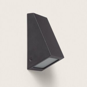 Applique Extérieur Métal et Verre Ruzafa Noir