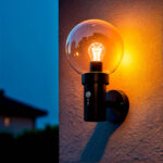 Applique Murale Extérieure Acier Inoxydable avec Détecteur PIR Optic