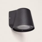 Applique Murale Extérieure Aluminium Darjan Oroco II Noir mat
