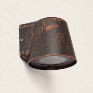 Applique Murale Extérieure Aluminium Darjan Oroco II Wengé