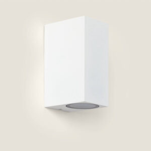 Applique Murale Extérieure Aluminium Miseno Blanche Éclairage Double Face