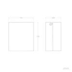 Applique murale extérieure en aluminium, forme carrée 120×105×65 mm pour montage mural