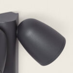 Applique murale extérieure spot orientable gris anthracite mat en aluminium