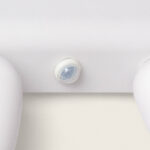 Applique murale blanche avec détecteur de mouvement rond