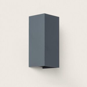 Applique Murale Extérieure LED 10 W Aluminium Double Face CCT Sélectionnable Oscilum Square Anthracite