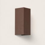 Applique Murale Extérieure LED 10 W Aluminium Double Face CCT Sélectionnable Oscilum Square Rouille