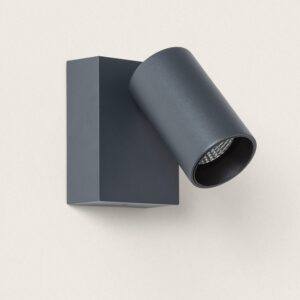 Applique Murale Extérieure LED 10W Aluminium CCT Sélectionnable Kuriya Anthracite