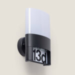 Applique Murale Extérieure LED 10W Aluminium pour Numérotation de Domicile Mulham