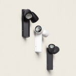 Applique murale extérieure aluminium avec tête orientable, finition blanche et gris foncé