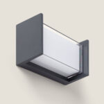 Applique Murale Extérieure LED 12W Aluminium CCT Sélectionnable Double Éclairage Arelien Anthracite