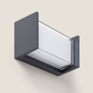 Applique Murale Extérieure LED 12W Aluminium CCT Sélectionnable Double Éclairage Arelien Anthracite