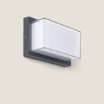 Applique Murale Extérieure LED 12W Aluminium CCT Sélectionnable Double Éclairage Caelia Anthracite
