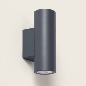 Applique Murale Extérieure LED 12W Aluminium Éclairage Double Face CCT Sélectionnable Satna Anthracite