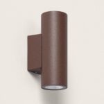 Applique Murale Extérieure LED 12W Aluminium Éclairage Double Face CCT Sélectionnable Satna Rouille