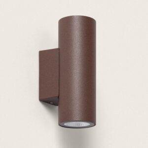 Applique Murale Extérieure LED 12W Aluminium Éclairage Double Face CCT Sélectionnable Satna Rouille