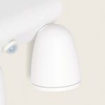 Applique murale blanche orientable avec détecteur PIR