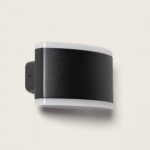 Applique Murale Extérieure LED 12W Éclairage Rectangulaire Noire Bertol