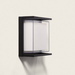 Applique Murale Extérieure LED 18W Éclairage Carré Noire Rale