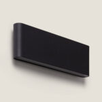 Applique Murale Extérieure LED 20W Aluminium Rectangulaire Éclairage Double Face Luming