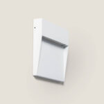 Applique Murale Extérieure LED 6.5W CCT Sélectionnable Seleccionable en Saillie Carrée Jade Blanc