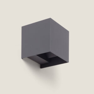 Applique Murale Extérieure LED 6W Aluminium Éclairage Double Face Eros Anthracite Blanc neutre 4000K