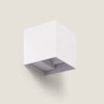 Applique Murale Extérieure LED 6W Aluminium Éclairage Double Face Eros Blanc Blanc neutre 4000K