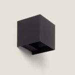 Applique Murale Extérieure LED 6W Aluminium Éclairage Double Face Eros Noir Blanc neutre 4000K