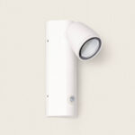 Applique Murale Extérieure LED 6W Aluminium avec Détecteur de Mouvement Abel Blanc