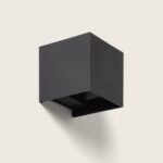 Applique Murale Extérieure LED 6W PC Double Éclairage Eros Noir