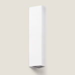 Applique Murale Extérieure LED Aluminium Double Face Hisar Blanc 18 W 300 mm M