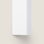 Applique murale blanche rectangulaire double face en aluminium pour extérieur éclairage LED compact