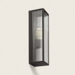 Applique Murale Extérieure Métal et Verre Taiga