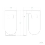 5W Aluminium Enzo Noir