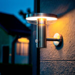 Applique Murale Extérieure Solaire LED 5W Aluminium avec Détecteur de Mouvement Barton