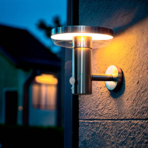Applique Murale Extérieure Solaire LED 5W Aluminium avec Détecteur de Mouvement Barton