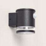 Applique Murale Extérieure Solaire LED Aluminium avec Détecteur de Mouvement Mini Draco
