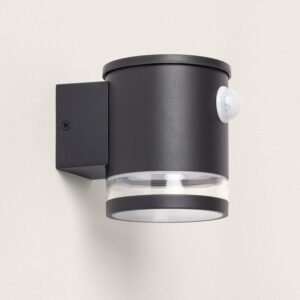 Applique Murale Extérieure Solaire LED Aluminium avec Détecteur de Mouvement Mini Draco