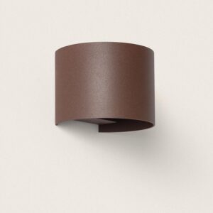 Applique Murale LED 10 W Extérieure Aluminium CCT Sélectionnable Éclairage Double Face en Iridix Round Rouille