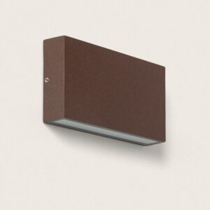 Applique Murale LED 10W Extérieure Aluminium Éclairage Double Face CCT Sélectionnable Brooky M Rouille