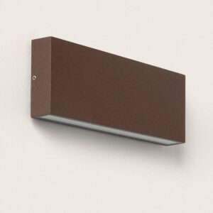 Applique Murale LED 20W Extérieur Aluminium Sélectionnable CCT Sélectionnable Double Face Brooky L Rouille
