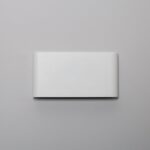 Applique murale rectangulaire blanche finition mate fixation murale