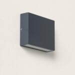 Applique Murale LED Extérieure 7 W Aluminium Éclairage Double Face CCT Sélectionnable Brooky S Anthracite