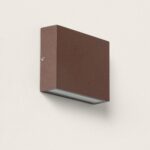 Applique Murale LED Extérieure 7 W Aluminium Éclairage Double Face CCT Sélectionnable Brooky S Rouille