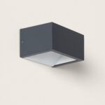 Applique Murale LED Extérieure 9 W Aluminium Éclairage Double Face CCT Sélectionnable Sheffield Anthracite